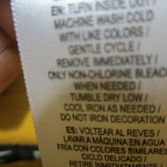 Reebok Hoodie Adult Size M Golden Yellow Black Logo Long Sleeve Cotton Blend - Picture 12 of 12